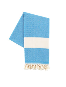 Copy of 100% Cotton Peshtemal ( Turkish Towel) 39"x78" Blue